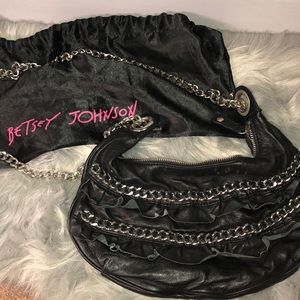 Betsy Johnson cross body chain bag